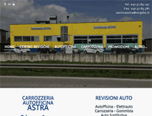 Tablet Screenshot of carrozzeriautofficinastra.it